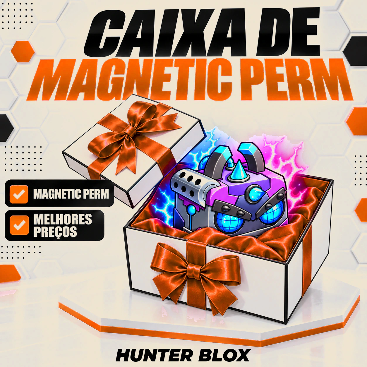 Caixa de Magnetic Permanente