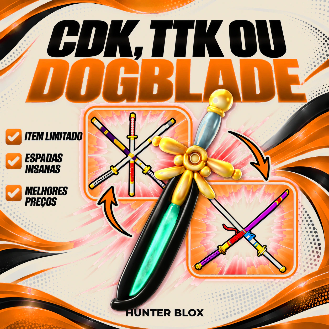 CDK, TTK ou Dogblade + Godhuman + Level Máx