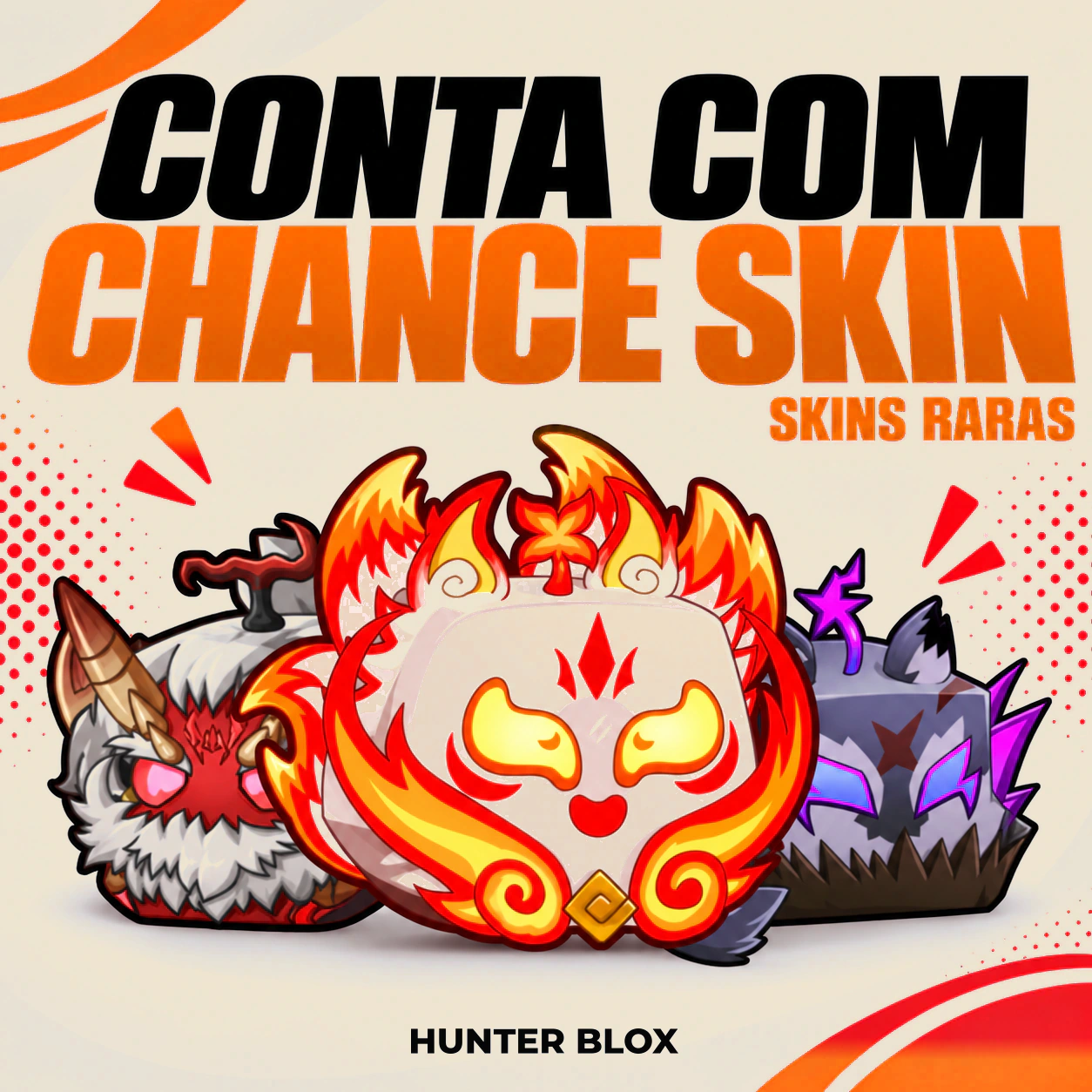 Conta com Chance de Skin Rara + Level Aleatório