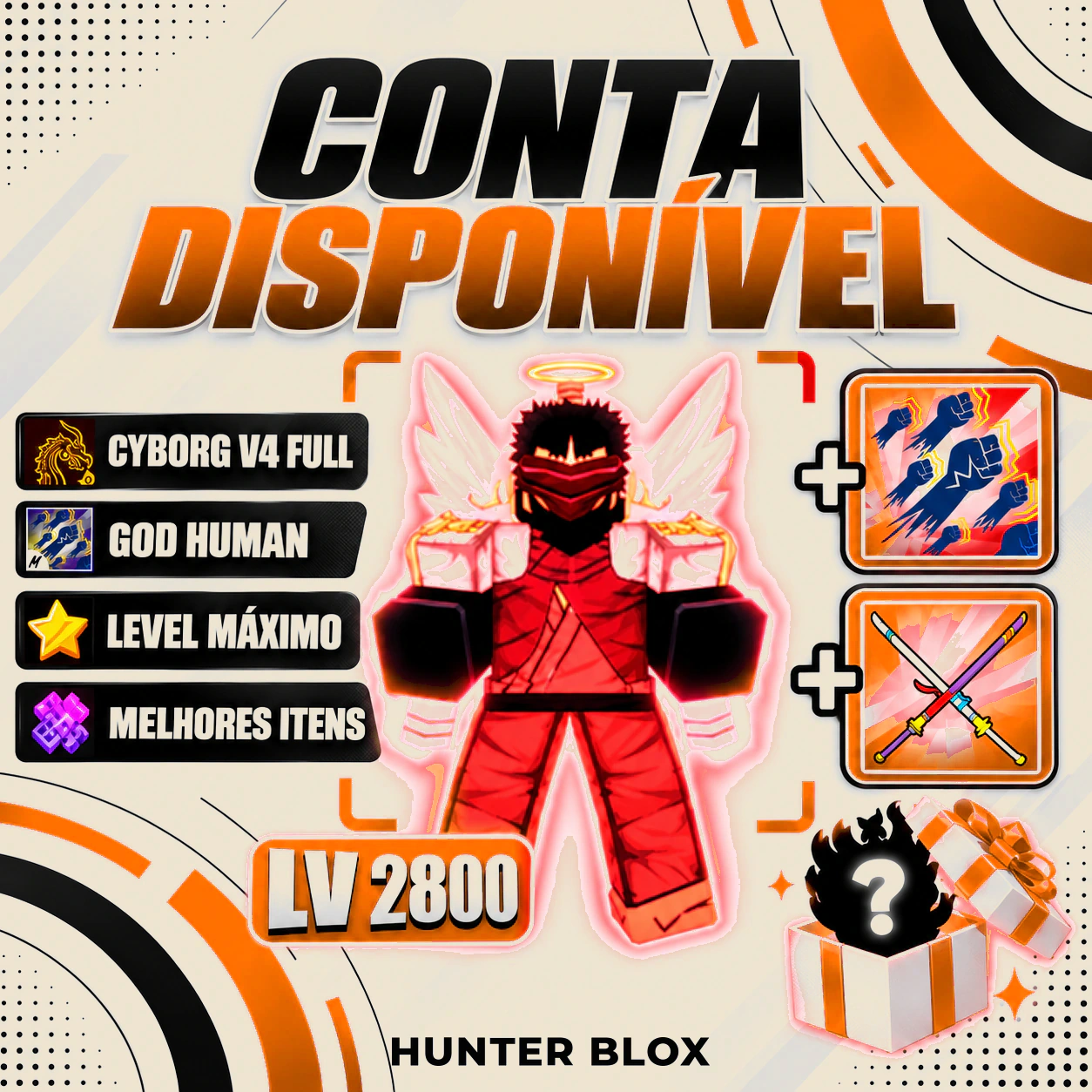 Cyborg Full V4 + CDK + Godhuman + Level Máximo