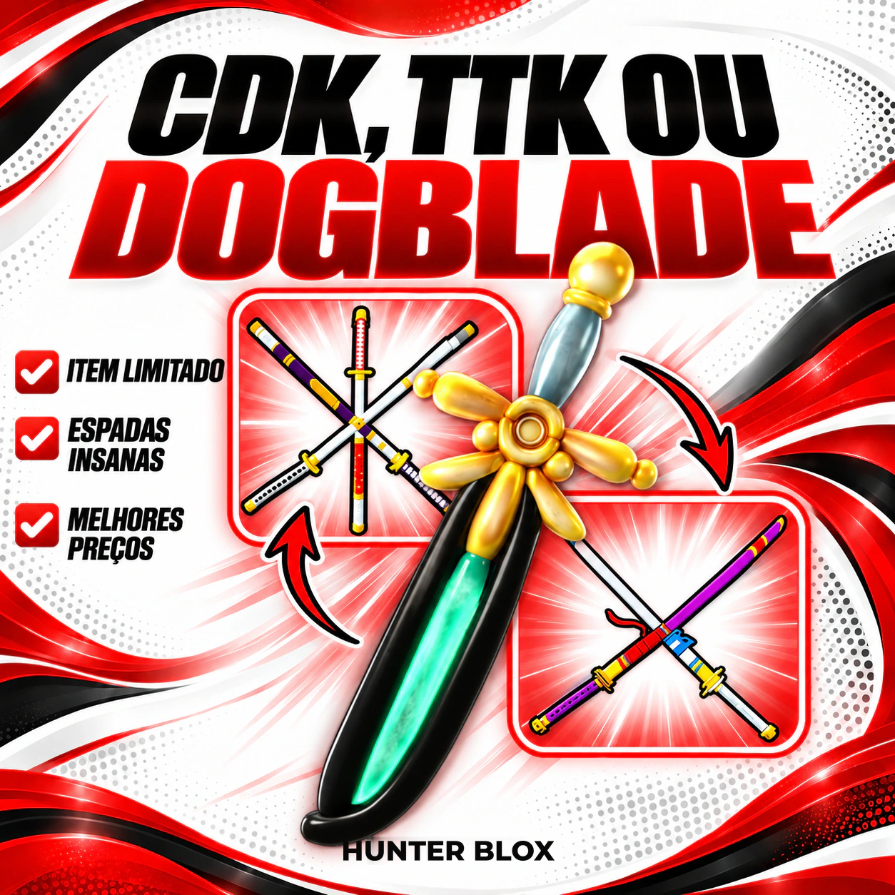 CDK, TTK ou Dogblade + Godhuman + Level Máx