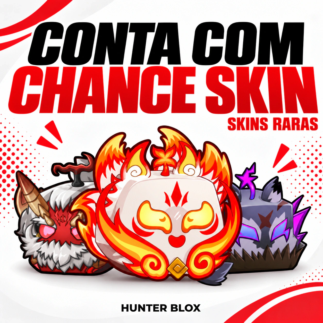 Conta com Chance de Skin Rara + Level Aleatório